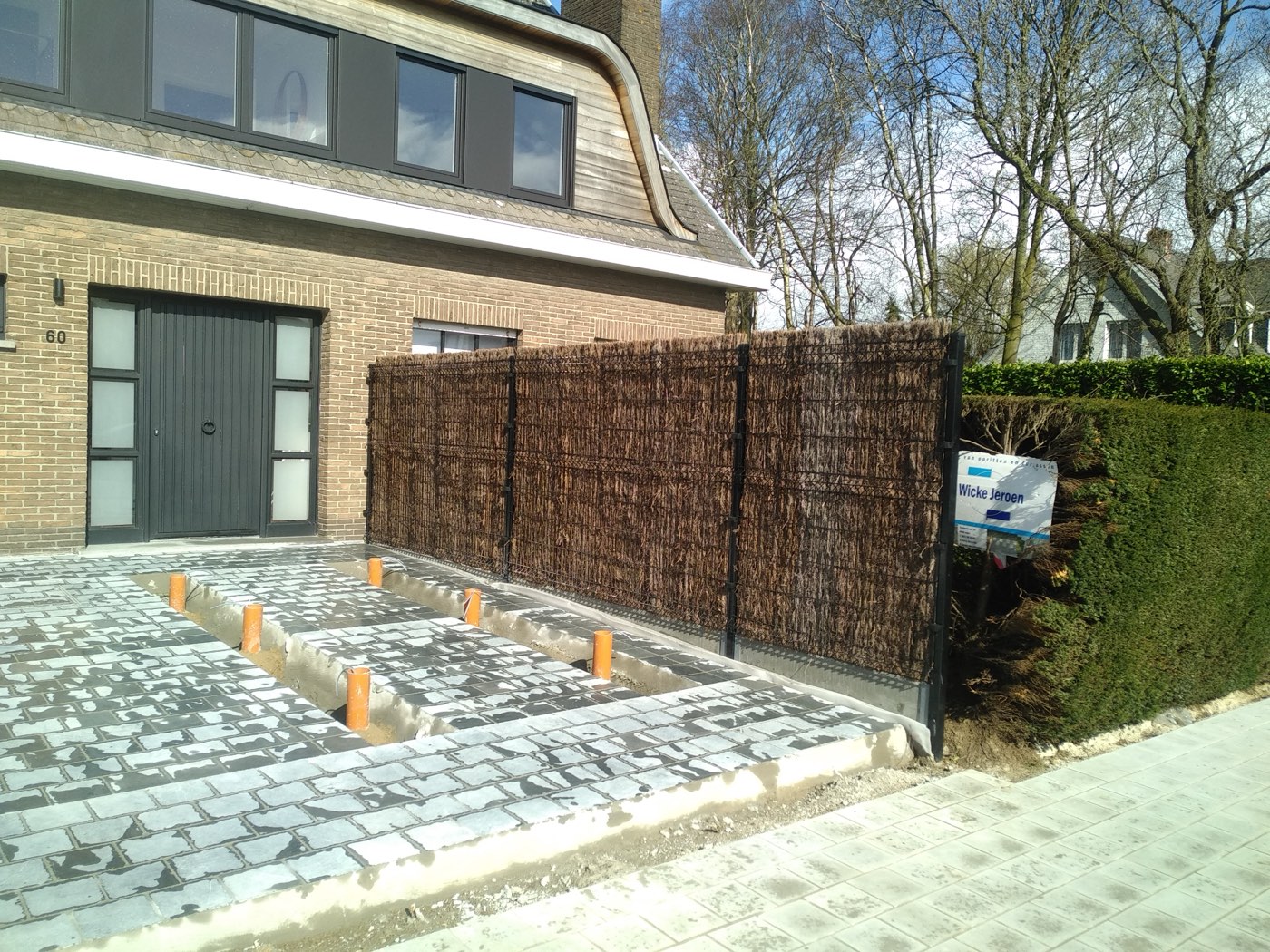Oprit met stroken grind, foto 11