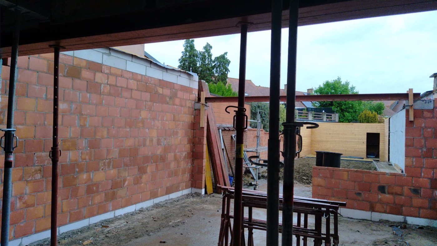 Verbouwing achterbouw, foto 5