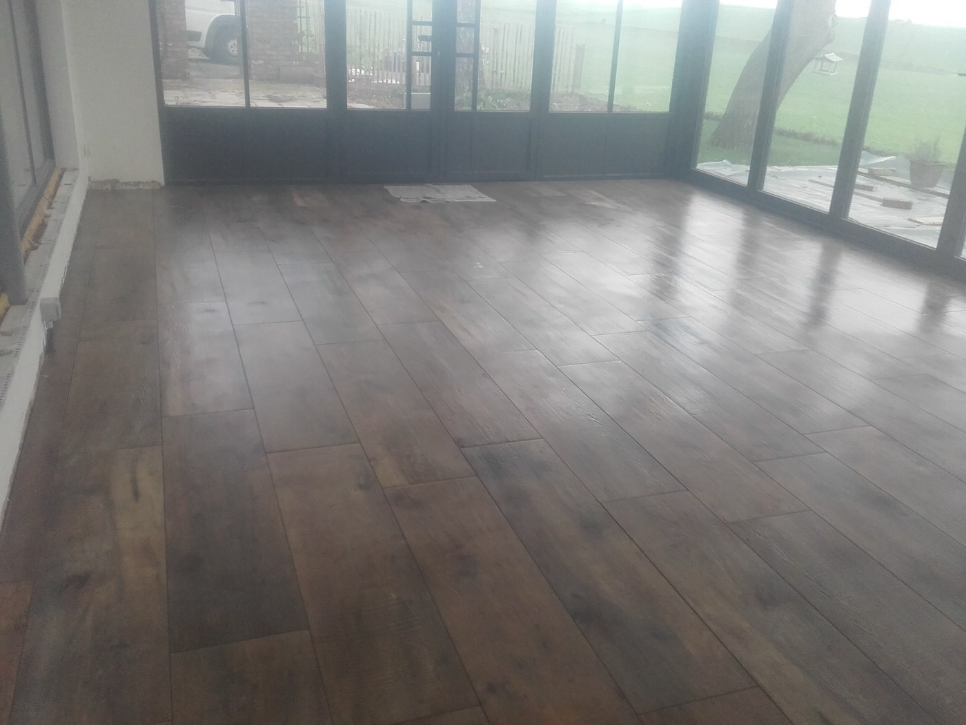Vloer in de veranda, foto 1