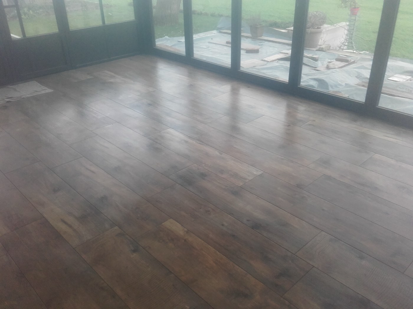 Vloer in de veranda, foto 2